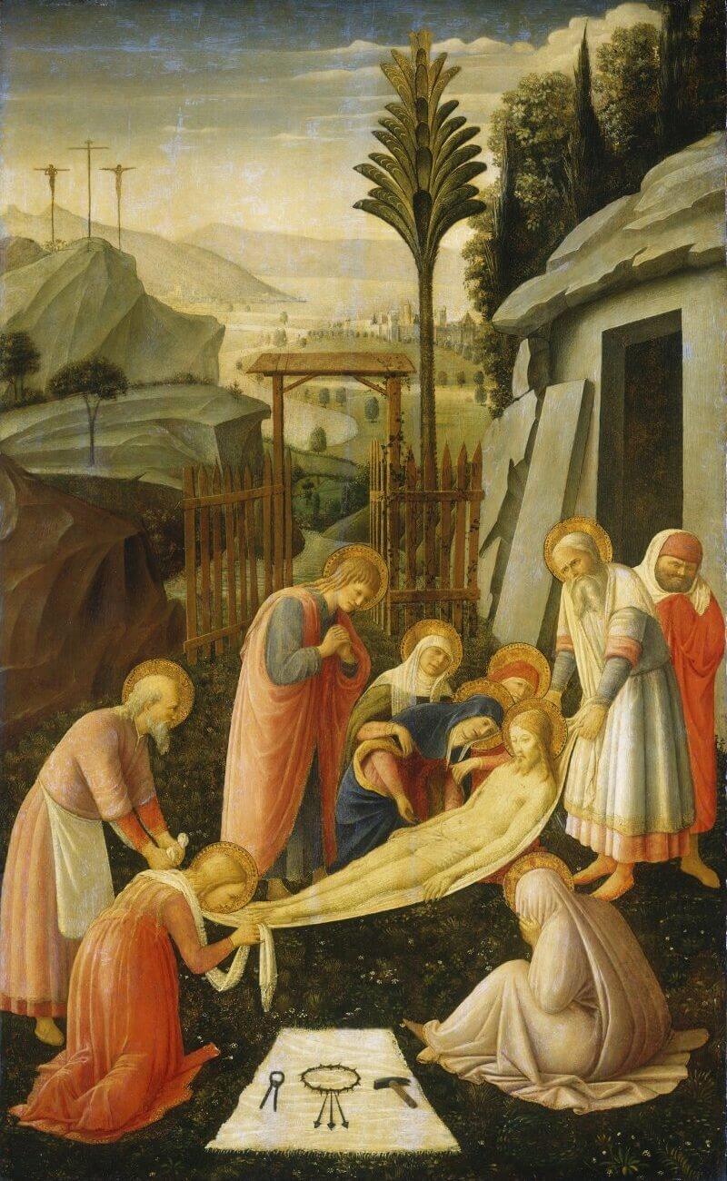 Entombment by Fra Angelico 1395 - 1455